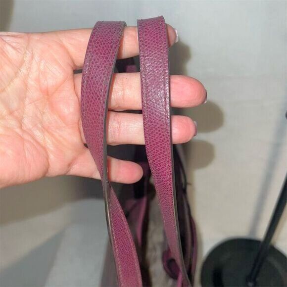 Michael Kors Jet Set Travel  Tote Burgundy  Leather Bag - Picture 7 of 14